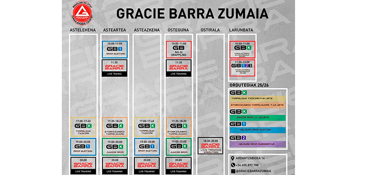 HORARIO CURSO 24/25